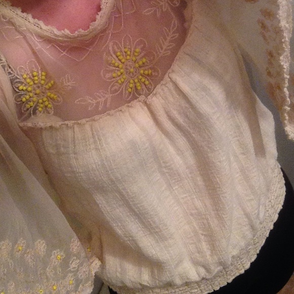 Beaded Free People Top - Picture 4 of 4